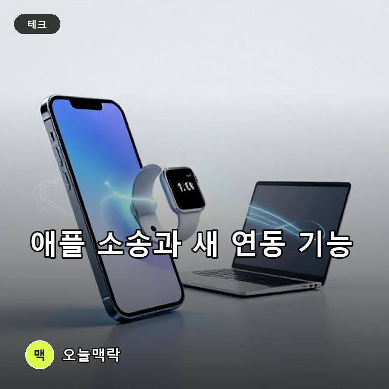 오픈AI, 애플 제소에 전면 반박…아이폰·윈도 연동·watchOS 27 주목 주제를 표현한 편집 이미지