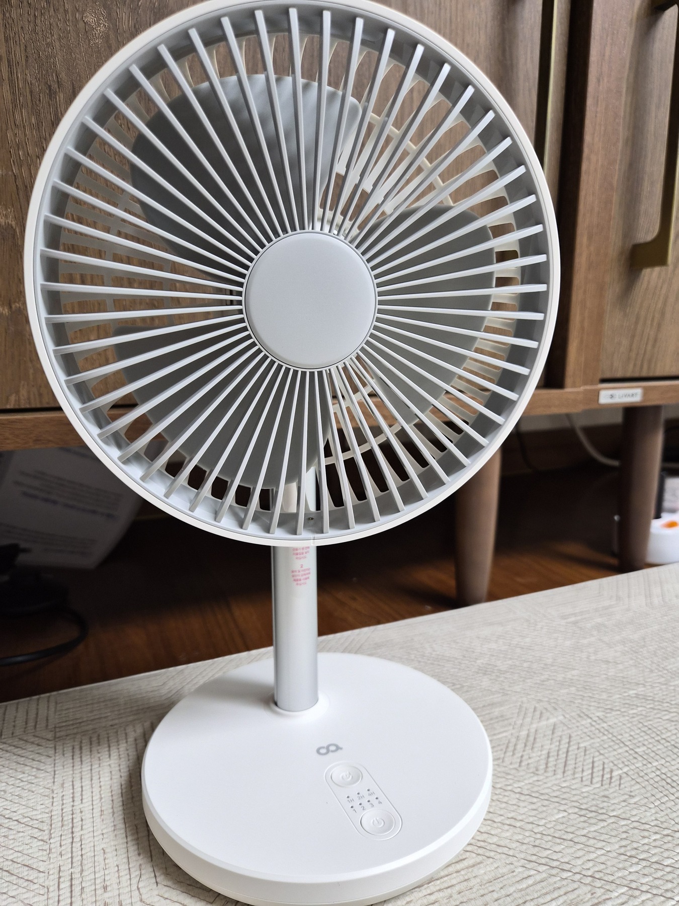 오아 턴에어Pro 탁상용 BLDC 무선 소형 미니 선풍기 사무실 책상 테이블 자동 회전 제품 이미지