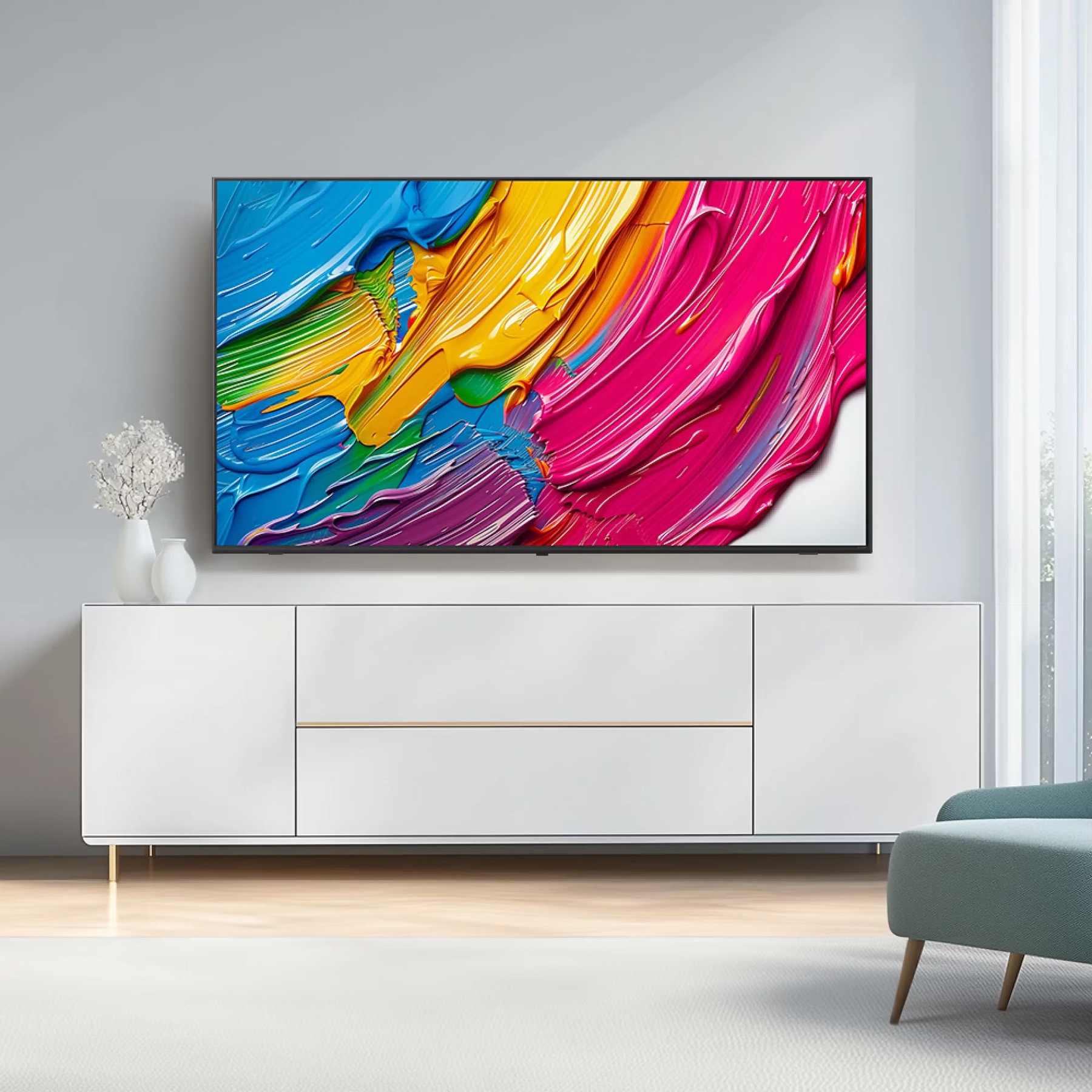 LG 통돌이 세탁기 + LG QNED AI TV 세트 (T19MX8A + 65QNED75AEA) 제품 이미지