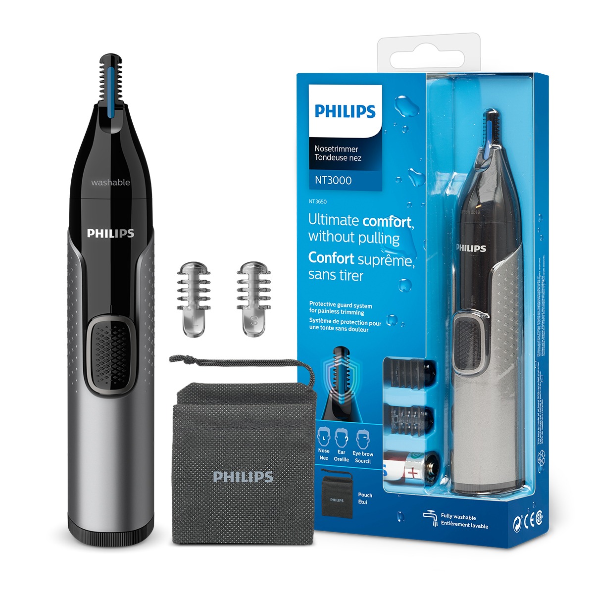 [슈퍼적립]필립스 코털제거기 콧털 정리기 트리머 NT3650/16 제품 이미지